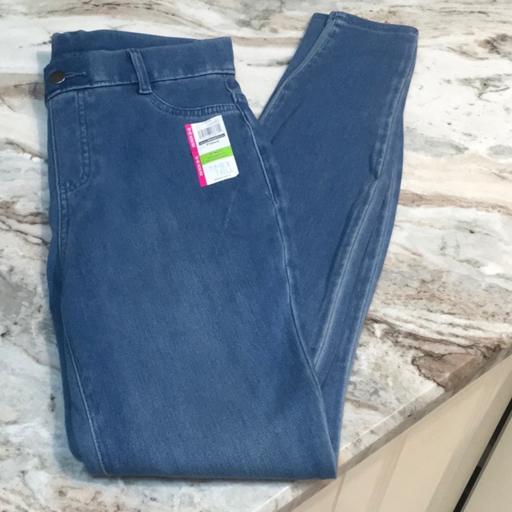 TIME and TRU Hi Rise Fitted Jeggings NWT XS 0-2